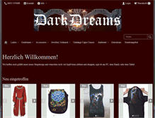 Tablet Screenshot of dark-dreams.net